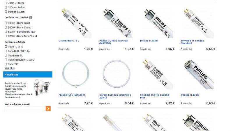 Le tube fluorescent, un luminaire encore sollicité